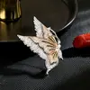 Broche Borboleta Casual, Moda Versátil Diária Outono e Inverno, Pino de Lapela para Terno Suéter, Corsage, Acessórios de Insetos