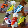 Ropa para Mascotas, Protección Solar, Chalecos de Malla para Gatos y Perros, Jerseys del Mundial para Perros, Uniformes de Baloncesto, Transpirable para Perros Pequeños, Medianos y Grandes