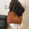 Bolso Tote Retro para Mujer 2025 Nuevo Bolso Coreano para el Trabajo Moderno y Versátil Ins Gran Capacidad de un Solo Hombro Bolso para Suegra