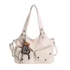 Bolsa Tote Feminina Popular Transfronteiriça, Bolsa Transversal de Alta Qualidade Grande Capacidade, Bolsa Biker Versátil Exquisite, Bolsa de Mão, Bolsa de Ombro
