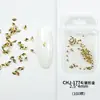 Decoraciones Mini Clavos Remache para Uñas, Versátiles Formas 3D Ovaladas, Triangulares y Romboidales, Populares Accesorios Metálicos de Aleación para Uñas DIY