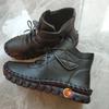 Comercio exterior 45 yardas zapatos de algodón cosidos a mano tendón suela blanda gancho y bucle casual europeo y americano con forro polar grueso cálido zapatos de madre