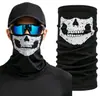 Moda Verão Protetor de Pescoço Máscara de Ciclismo Caveira À Prova de Vento à Prova de Poeira Esportes ao Ar Livre Lenço de Cabeça Verão Sensação de Gelo Aquecedor de Pescoço Caveira