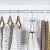 Gancho giratorio de 360 grados Gancho multiusos de 4 garras para colgar ropa de armario doméstico sin clavos Gancho de plástico simple y creativo