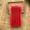 Venda por atacado de velas coloridas para iluminação doméstica velas comuns velas de casamento romântico de haste longa velas de emergência