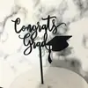 Novos Toppers de Bolo Acrílicos para a Temporada de Formatura 2026 Decorações de Bolo para Celebração de Formatura Suprimentos para Festa Direto do Fabricante