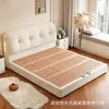 Cama Nuvem de Creme Francês Apartamento Pequeno Cama de Tecido Acolchoado Quarto Principal Chenille Amigo da Pele Armazenamento Cama de Casal Cama de Casamento