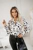 2024 estación independiente deseo Amazon explosiones otoño nueva moda estampado manga larga cuello en V camisa camisa ropa de mujer