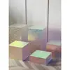 Armário de Exposição Transparente com Padrão de Pedra, Caixa de Acrílico, Exibidor Colorido com Padrão de Ondas d'Água, Rack de Armazenamento, Processamento de Acrílico