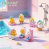 Nuevo producto transfronterizo: adorables patitos amarillos de figurilla, accesorios de decoración DIY para escenas de diorama en miniatura, pequeños adornos de escritorio