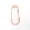 Meias Sociais Cano Baixo de Seda de Gelo Femininas de Verão Meias de Algodão com Orelhinhas Inferior Anti-abrasão Pé Fino Calcanhar Silicone Boca Rasa Meias Invisíveis para Mulheres