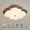 Luminária de Teto Aconchegante Estilo Vintage com Proteção Ocular de Espectro Total para Quarto Principal na Cor Nogueira com Design Floral para Quarto de Crianças e Estudo