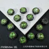 Nova caixa mágica quadrada de renda de cristal cravejada de diamantes anel de ovo de pombo face pulseira de miçangas DIY colar contas espaçadoras acessórios