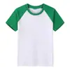 Camisetas de Manga Corta para Niños, Estilo Nuevo, Logo Personalizado, Impresión Gráfica, Camisetas Publicitarias, Versión Lisa de Color Contrastante, Uniformes de Grupo de Algodón Puro