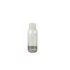 Ventas Directas de Fábrica 20 Dientes Botella Redonda de Hombro 30ml Envase Transparente de PET Muestra Loción Tónico Plástico Agua Desinfectante