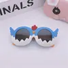 Novos Óculos de Sol Polarizados Espelhados Estilo Desenho Animado Ovo Menino Crianças Meninos e Meninas Anti-UV Espelho Fofo
