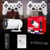 Proyector Transfronterizo Proyector Hy300 con Doble Mando de Consola de Juegos Proyector Inteligente Portátil Inalámbrico 4K