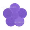 En stock 5 Colores Flor Maquillaje Pincel Silicona Almohadilla de Lavado Fácil de Limpiar Con Ventosa Lápiz de Cejas Esponja Limpieza Maquillaje Brochas Soportes