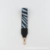 Lanyard para teléfono móvil de rayas de cebra, funda de teléfono móvil personalizada, correa anti-pérdida, junta de color opcional, correa de muñeca colorida de moda