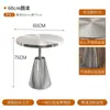 Mesa de Centro Estilo Industrial, Mesa de Comedor de Moda, Mesa de Centro para Balcón de Acero Inoxidable, Mesa Redonda Creativa, Silla Plegable Acrílica para Cafetería de Té con Leche