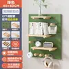 Estante de pared de madera maciza con tablero perforado para almacenamiento de herramientas de café, estante de exhibición de accesorios popular para rincón de café