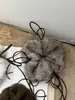 Fita de Corda de Camurça Elástico de Cabelo Pelúcia Macia Pelo Sintético de Visão Outono e Inverno Scrunchie de Pelúcia Corda para Coque