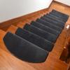 Alfombrillas Adhesivas Autoadhesivas Gruesas Sin Pegamento para Escaleras Alfombras de Escalera para el Hogar Transfronterizas Silenciosas de Madera Maciza Antideslizantes Pasos Simples