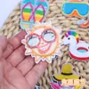Fornecimento exclusivo transfronteiriço de patches bordados com tema tropical, com motivos de melancia e abacaxi, especialmente oferecidos para atacado a preços especiais de liquidação.