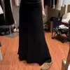 Falda de Punto Elegante de Gama Alta para Mujer en Otoño e Invierno, Estilo Nuevo, Falda Larga A-Line Engrosada Súper Bonita, la Falda de Cola de Pez es Popular Este Año