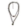 Collar de moda de estilo europeo y americano apilado con múltiples capas para mujer, estilo hip-hop moderno, simple, estilo frío, cadena de clavícula, collar grueso