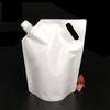 Bolsa com Bico Descartável Branco Leitoso do Fabricante para Bebidas, Sucos, Leite, Bolsa Auto-Sustentável Auto-Selante, Saco de Embalagem para Detergente de Roupa, Selado