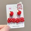 Brincos de Clipe para Crianças Sem Furos, Pulseiras e Colares para Meninas, Brincos para Bebês e Menininhas, Joias Amigas da Orelha com Desenhos