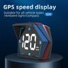 HUD Universal display de cabeça, velocímetro de carro de modo duplo GPS Beidou, projeção de alta definição, interface OBD, alarme de excesso de velocidade, estilo minimalista