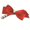 Pinza Versátil y Práctica para Flequillo, Pinza Superior, Pasador con Lazo de Corazón, Accesorio para el Cabello en la Parte Posterior de la Cabeza, Moderno Accesorio para el Cabello con Perlas para Niñas