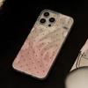 Adecuado para Rosa Degradado Ins Lunares Hilo de Plumas 16 Apple 17 Pro Max Funda para Teléfono iPhone 14 Rígida 12 Anticaídas 13