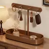 Caja de llaves para el pasillo de entrada, adorno de almacenamiento en bandeja para mesa de sala de estar, estante de entrada para colocar zapatos, estante de almacenamiento, estante colgante