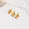 Nicho Elegante Geométrico Cuadrado Colorido Zircón Colgante Pequeño Pulsera DIY Collar Pendientes Accesorios Material Joyería