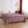 Nova manta 3D em relevo com toque delicado e texturizado, perfeita para uso doméstico, decoração de sofá e para proporcionar calor para cochilos e conforto em todas as estações.