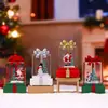 Nuevo producto transfronterizo: Árbol de Navidad luz nocturna brillante, caja de música, decoración de escritorio creativa, estilo caja de regalo con lazo de Navidad