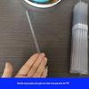 Tubo de PVC transparente brinquedo engraçado de vara de gato acessórios tubo de plástico tubo redondo o comprimento pode ser cortado ponto cabelo liso mastro de PVC