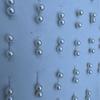 Aretes de perla de agua dulce redondos G18k de oro real de alta calidad, naturales, de Zhuji 6A, muy brillantes, no es necesario elegir aretes para el baño