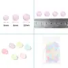 Serie Macarón Acrílico Cuentas de Goma Esmeriladas DIY Joyería Llavero Cadena para Teléfono Fabricación Accesorios para Abalorios Cuentas Sueltas