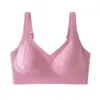 Roupa íntima sem costura TEMU transfronteiriça tamanho europeu suporte macio plus size para mulheres com bustos grandes, sutiã push-up ajustável de copa cheia, best-seller