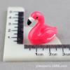 Accesorios de cisne miniatura resina accesorios de animales musgo adornos de micro paisaje DIY material colgante llavero al por mayor