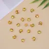 Contas Espaçadoras Banhadas a Ouro de Alta Retenção de Cor Estrela Lua Acessórios para Pulseira DIY Componentes de Joias Banhados a Ouro Brilhantes Estilo Antigo