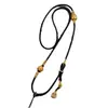 Xizang corda pura tecida à mão corda de pingente de ouro corda de pingente de jade corda de colar de cera de abelha cabeça de Buda Buda corda de pingente de alta qualidade