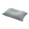 Almohada inflable para exteriores, almohada de viaje portátil, almohada para el cuello para adultos, almohada inflable flocada de tres piezas, venta al por mayor