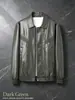 Jaqueta de Couro Masculina Outono Novo Estilo Ins Tendência Jovem Versão Coreana Bonita Gola Lapela Jaqueta de Couro Biker Top