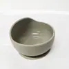 Plato de Cena de Silicona Nuevo Más Vendido Nórdico para Bebé y Niño Plato de Cena con Ventosa Grande Set de Vajilla Cuchara y Tenedor Anticaídas