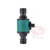 Válvula de tetina de plástico de doble vía junta para manguera de agua de jardín junta para manguera de agua de lavado de autos accesorios para riego de jardines riego agrícola